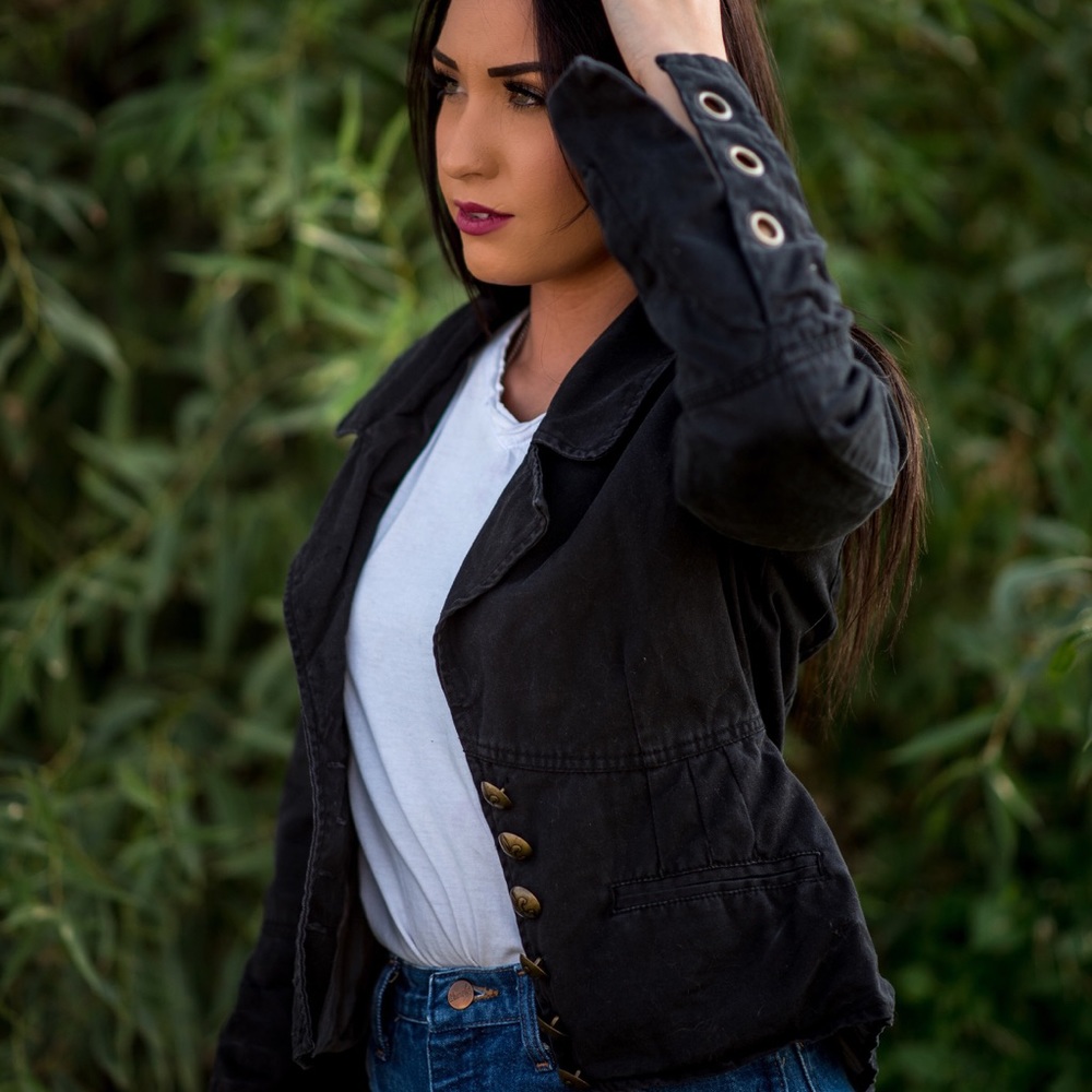 Navy blazer jacket